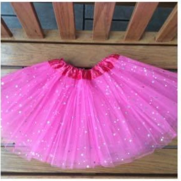 New Playtime Silver Sparkle Stars Tutu - Picture 2 of 7